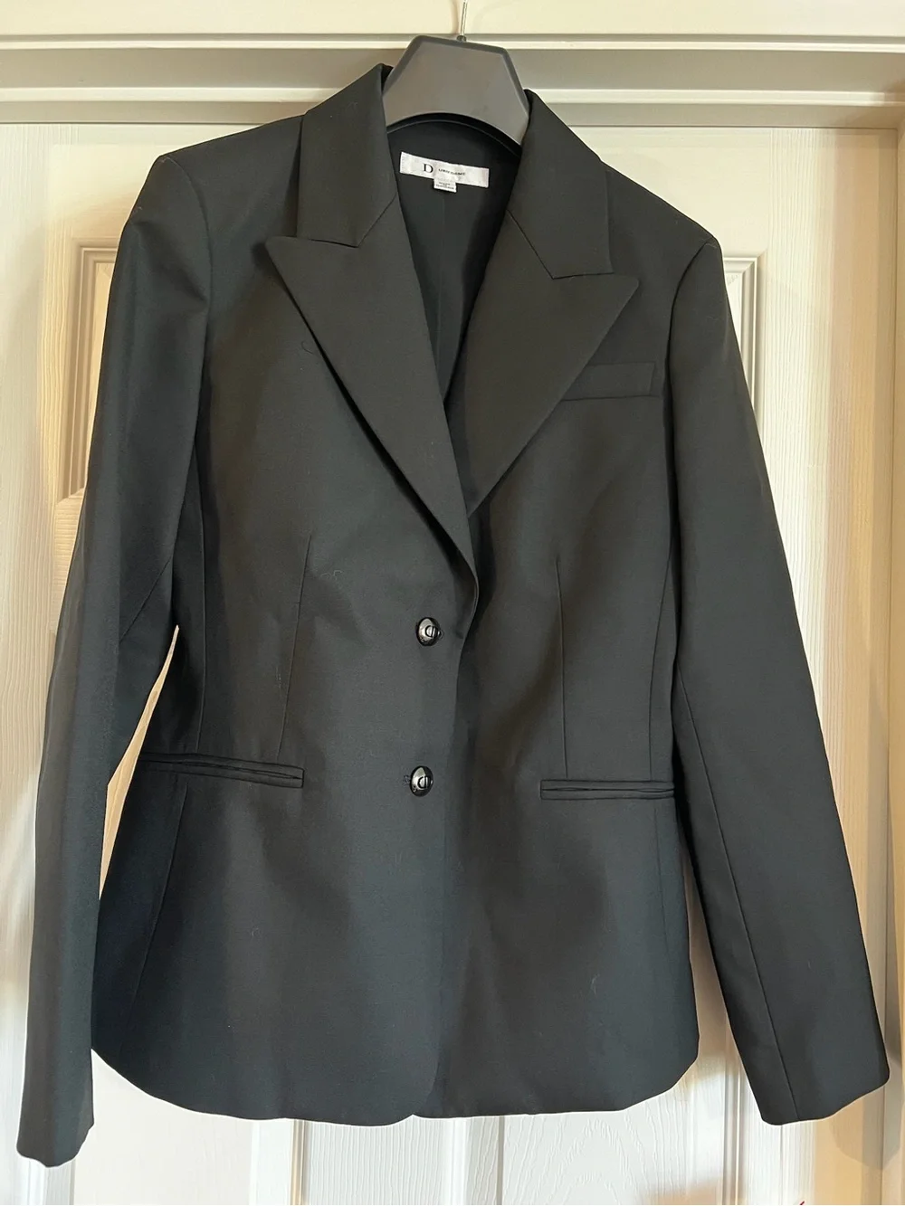Dior Black Tailored Two-Button Blazer